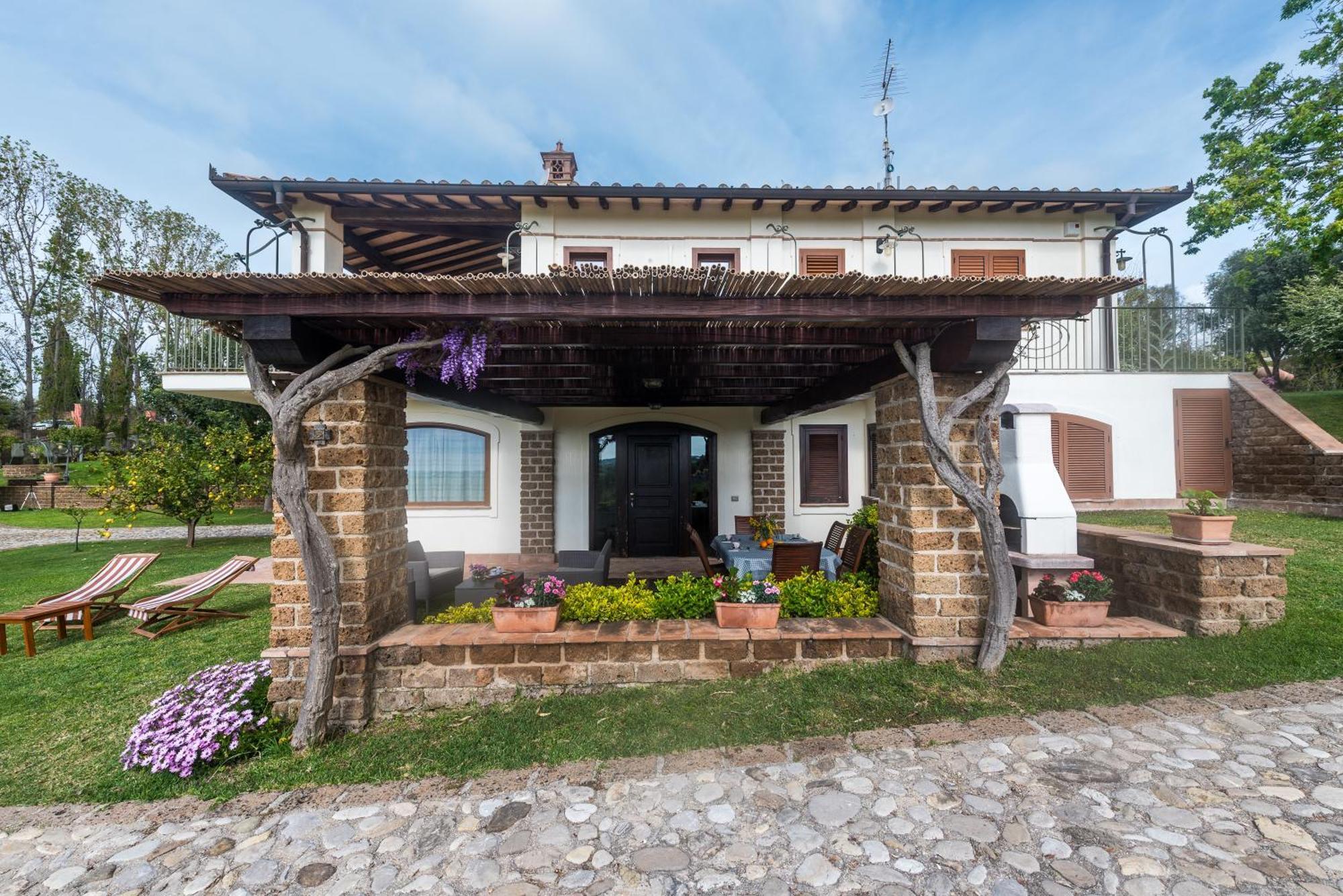 Villa Gli Eucalipti Cerveteri Oda fotoğraf